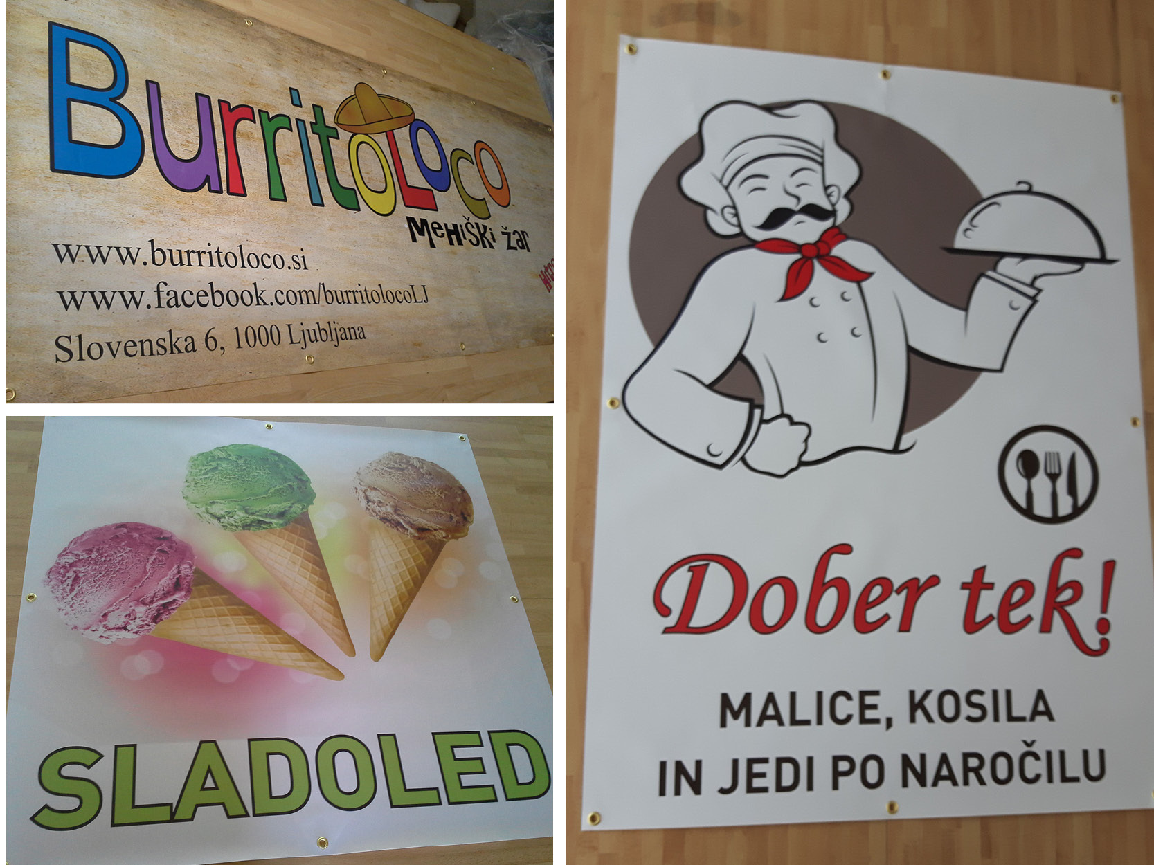 Transparent za gostilno