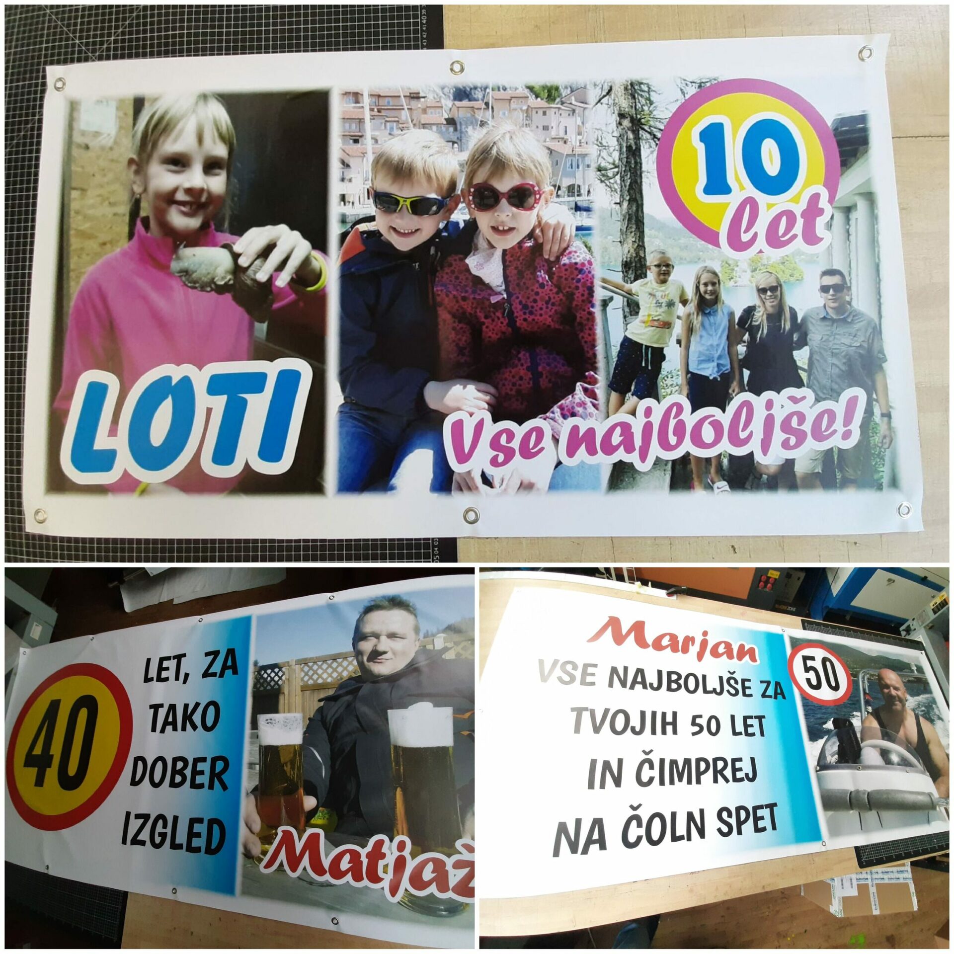 Transparenti za rojstni dan