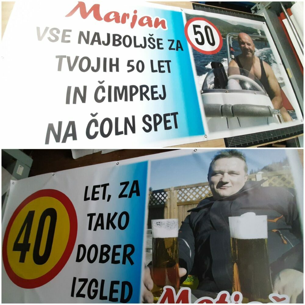 Transparent za rojstni dan